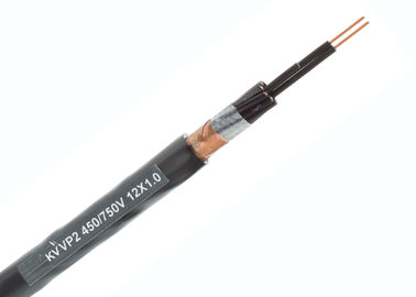 Fita de cobre cabo de controle selecionado do PVC | 450/de PVC do condutor do Cu de 750 V isolado e revestido