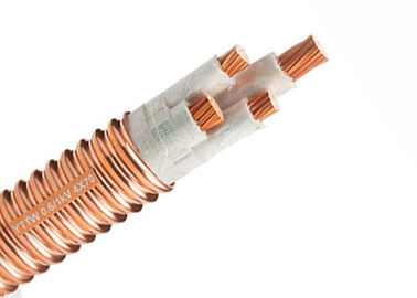 Fogo claro/resistente - o cabo resistente quatro retira o núcleo da bainha metálica de cobre
