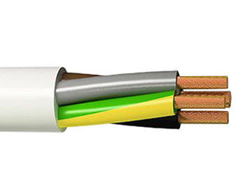 Superfície fina durável do cabo do condutor do cobre do fio/instalação nivelada da montagem